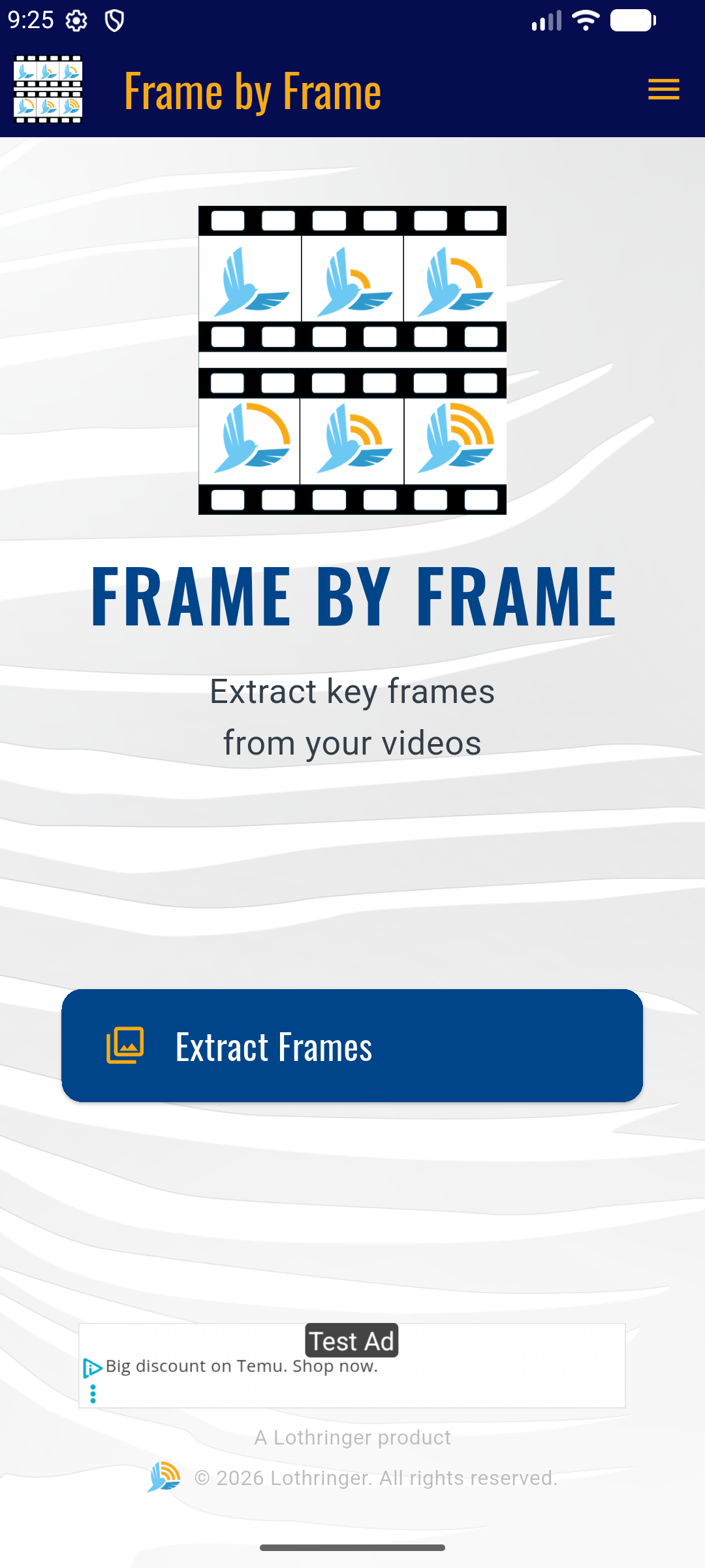 Frame by Frame — Home